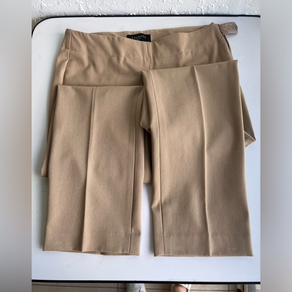 TALBOTS PETITE 2P DRESS PANTS BEIGE - Picture 9 of 16